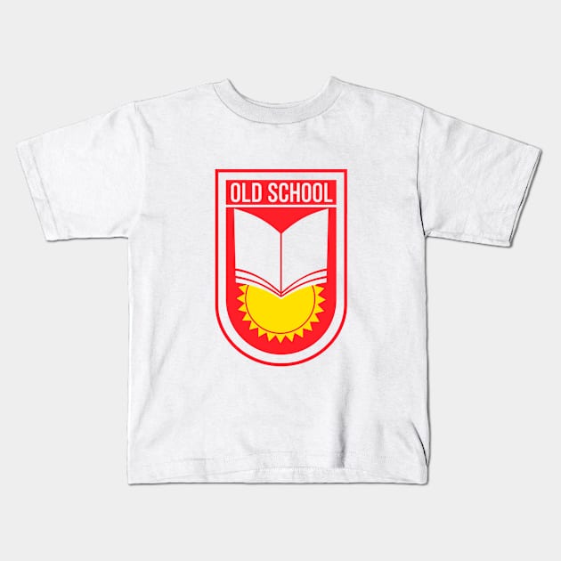 Old School Kids T-Shirt by hoopoe